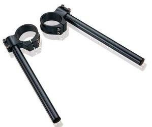 Accel Kierownica dwuczęściowa Street Clip-On (43mm) / Uchwyt / Czarna