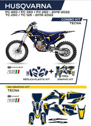 UFO Komplet plastików + okleina HUSQVARNA TC 125/250 19-22 / FC 250/350/450 19-22