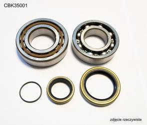 Bearing Worx Łożyska wału korbowego + uszczelniacze KTM SX 250 / XC-W 250 / 300 / EXC 250 / 300 TPI / XC-W 250 TPI / XC 250 / 300 TPI Husqvarna TC 250 / TX 300 i / TE 250 / 300 i  Gas Gas EC 250 / 300 / MC 250 / EX 250 300