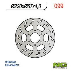 NG Tarcza hamulcowa tył DERBI GPR50 97-03 / CAGIVA 50 MITO 98-99
