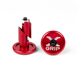 X-GRIP Końcówki kierownicy Do otworu o średnicy 12-16,2mm X-GRIP, Kolor czerwony