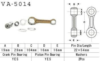 Vesrah Korbowód HONDA CR 125 88-07