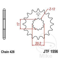 Zębatka przednia JT JTF1556.13 (13Z)