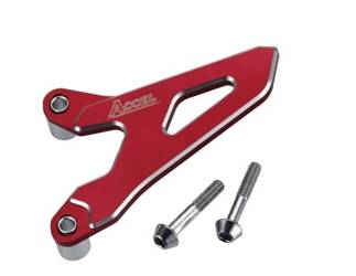 Accel / Czerwona osłona zębatki przedniej / Honda CRF 250 R [10-16] / CRF 450R [09-16]