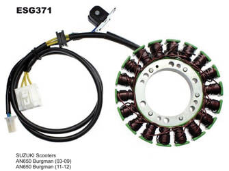 Electrosport Uzwojenie alternatora / stator Suzuki AN 650 BURGMAN 03-12