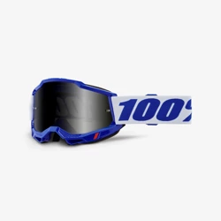 Gogle cross 100 Procent Accuri 2 Enduro Moto kolor niebieski z przyciemnianą szybką