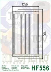 Hiflo filtr oleju HF 556 BOMBARDIER / SEE DOO