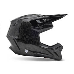 Kask Fox V3 RS Carbon - skorupa z włókna węglowego kolor czarny