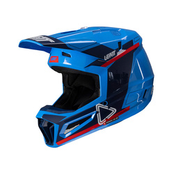 Kask + gogle cross Leatt Kit Moto 3.5 V25 royal