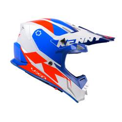 Kenny Racing kask na crossa model Track Kid/Junior Patriot kolor niebieski/biały/czerwony