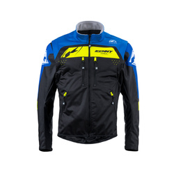 Kenny Racing kurtka Adventure/Enduro model Softshell Blue kolor czarny/niebieski/żółty