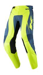 Kenny Racing spodnie cross model Performance Solid Neon Yellow, kolor żółty fluo/niebieski