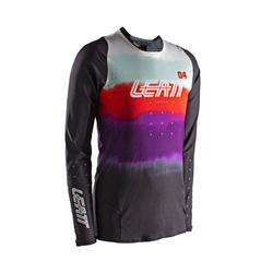 LEATT Bluza cross Moto 4.5 Lite Lady Sunburn kolor czarny, biały, czerwony, fioletowy