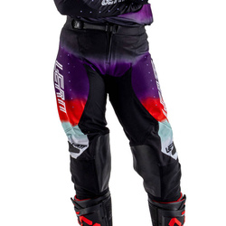 LEATT Spodnie cross Moto 4.5 Lady Sunburn kolor czarny, biały, czerwony, fioletowy