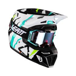 Leatt Kask cross 8.5 v23 kolor czarny, biały, żółty