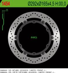 NG Tarcza hamulcowa (PŁYWAJĄCA) przód YAMAHA YZF 125R ABS 14-20 / MT 125 ABS 15-20