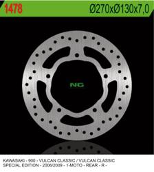 NG Tarcza hamulcowa tył KAWASAKI VN 900 CLASSIC 06-09