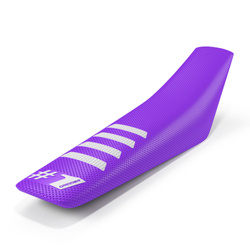 Onegripper gumowe poszycie siedzenia RIBBED  kolor fioletowy, biały