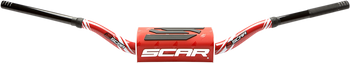 Scar Racing Kierownica 28,6mm RC BEND kolor biało-czerwony
