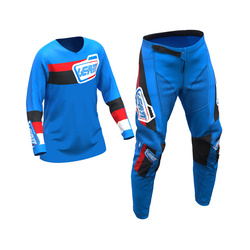 Strój na crossa dla dziecka ( bluza + spodnie cross) Leatt Ride Kit 3.5 Junior Pitboard royal