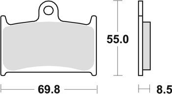 TRW Lucas Klocki hamulcowe KH145/236