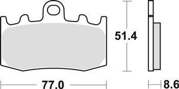 TRW Lucas Klocki hamulcowe KH335 BMW FRONT Spiek metaliczny