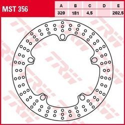 TRW Lucas TARCZA HAMULCOWA PRZÓD BMW F 800/R/S/ST, R1200 RT 05-11,R 1200R 10-12