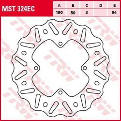 TRW Lucas TARCZA HAMULCOWA TYŁ HONDA CR 80/85 92-07, CRF 150R 07-12