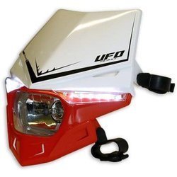 UFO Lampa LED Bicolor Stealth Homologowana w Kolorze Czerwonym