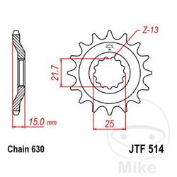 Zębatka przednia JT JTF514.15 (15Z)